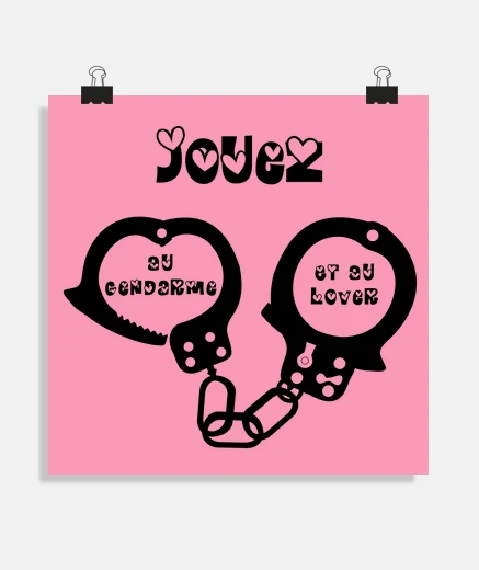 Poster JOUEZ AU GENDARME ET AU LOVER