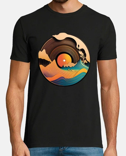 Tee-shirt jour du magasin de disques disque vinyle cool ventilateur de musique en vinyle cadeau audiophile