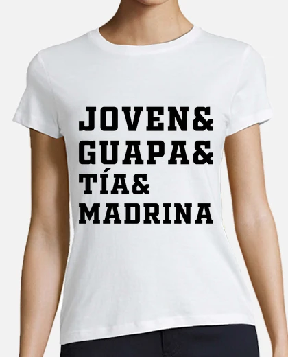 Playera joven guapa tia y madrina regalo para tia abuela amiga