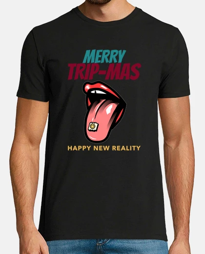 Tee-shirt joyeux voyage mas lsd x mas