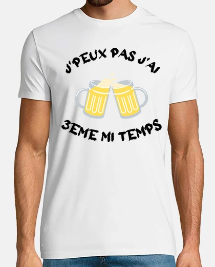 Tee-shirt Jpeux pas jai 3ème mi temps cadeau