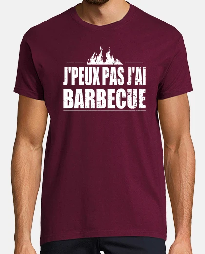 Tee-shirt J'peux pas j'ai barbecue