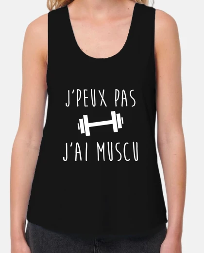 Tee-shirt J'peux pas j'ai muscu