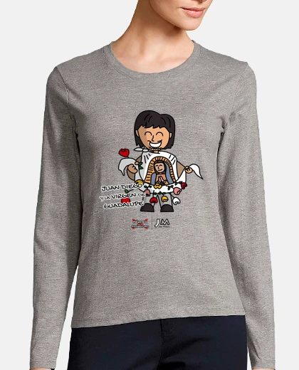 Playera Juan Diego y la Virgen de Guadalupe