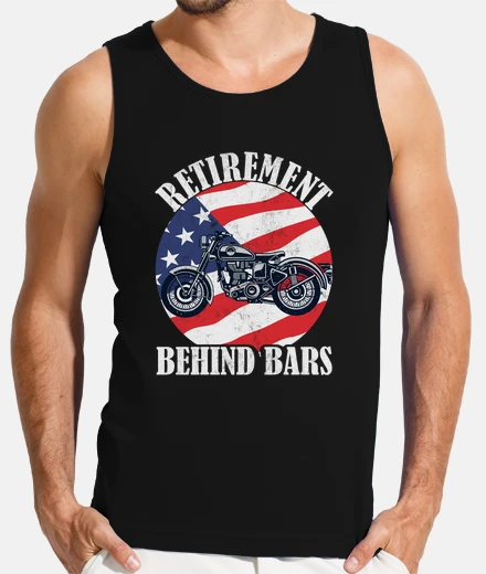 Camiseta jubilación tras las rejas divertida mot