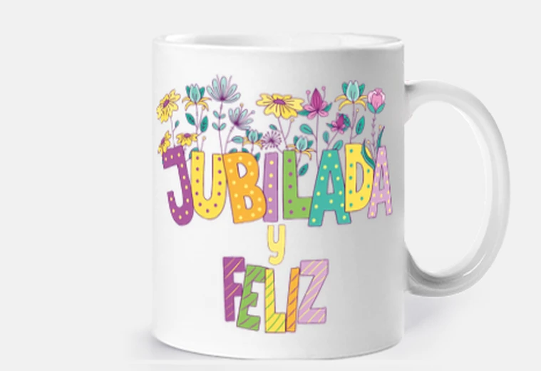 Taza Jubilada y feliz