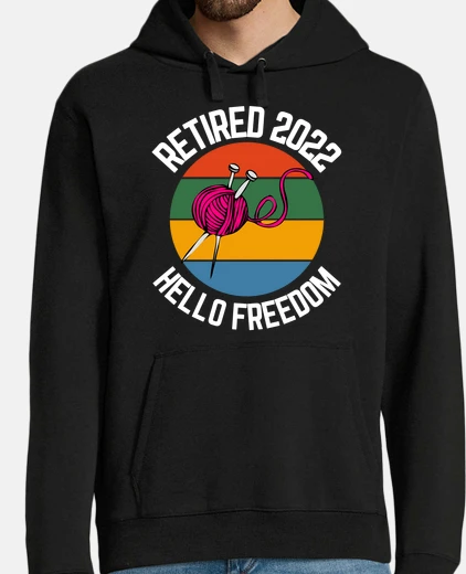 Sudadera jubilado crochet 2022 hola libertad