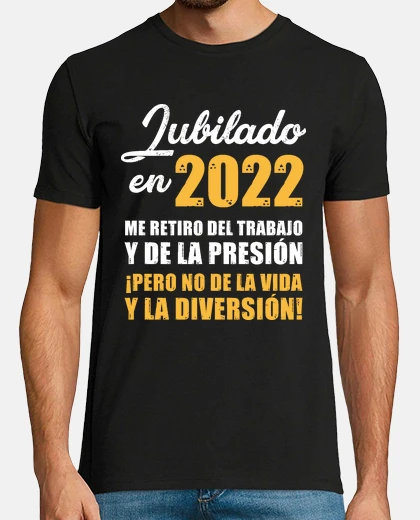 Playera Jubilado en 2022