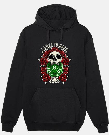 Sudadera Juegos De Rol Frikis Roll The Dice Rpg Dragones y Mazmorras