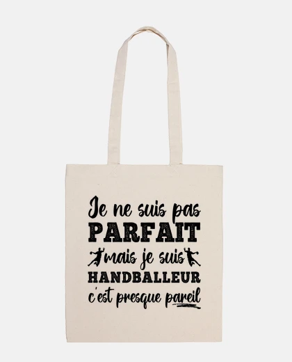 Bolsa jugador de balonmano humor regalo de ba