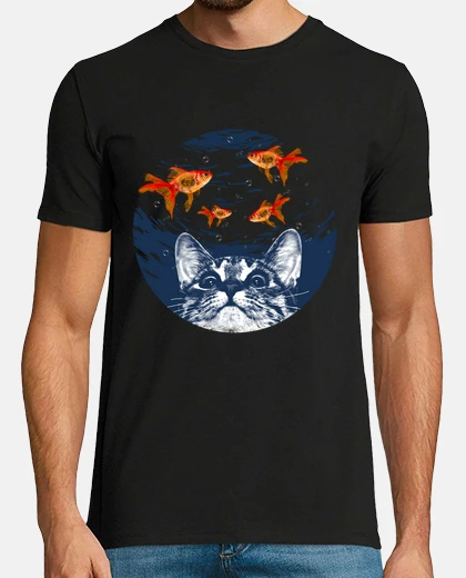 Camiseta jugar con peces de colores