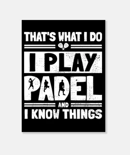 jugar padel y saber cosas - padel