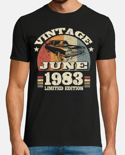 Tee-shirt juin 1983 anniversaire - 40 ans