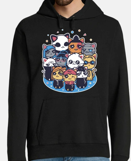 Hoodie jujutsu cat-isen