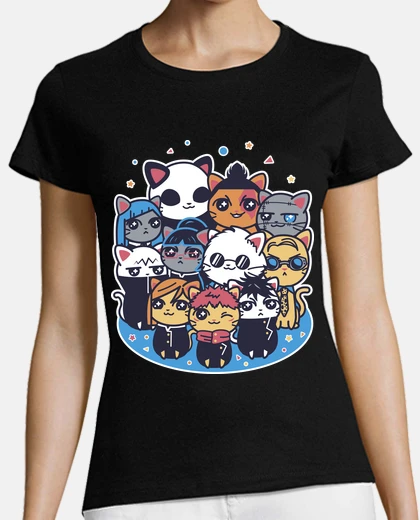 T-shirt jujutsu cat-isen
