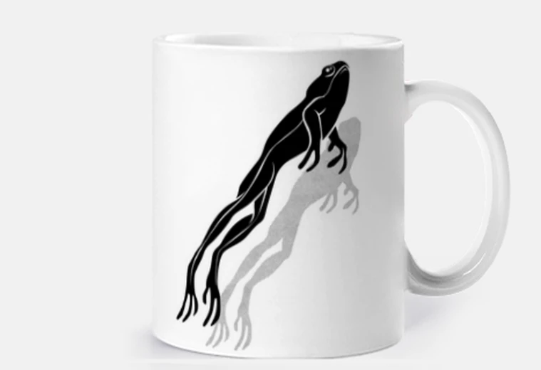 Cup jumping frog