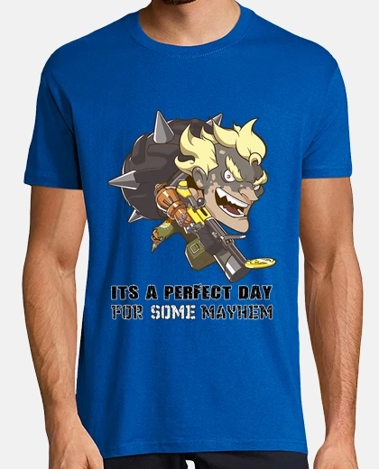 Camiseta Junkrat Chibi - Overwatch