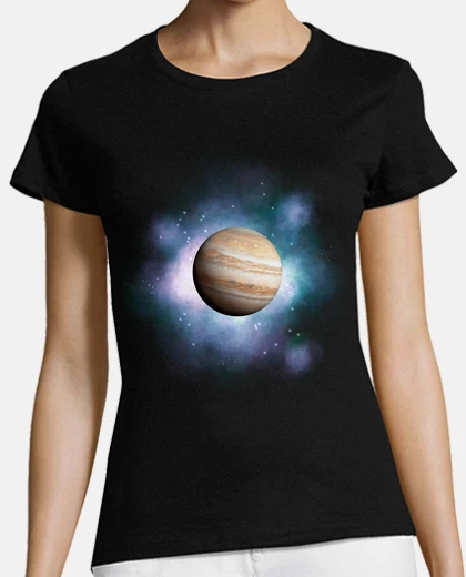Camiseta Júpiter planeta y cielo
