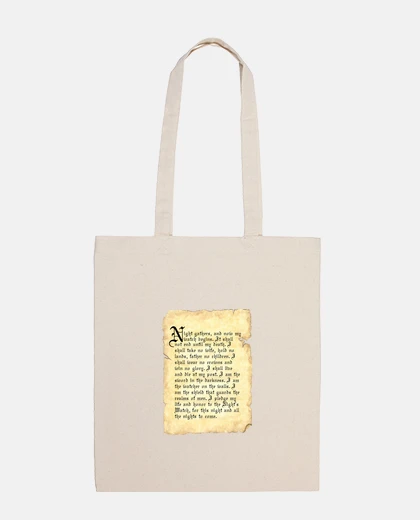 Bolsa Juramento Guardia de la Noche (Inglés)
