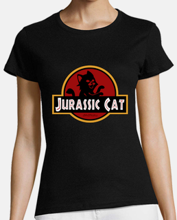 Jurassic Park Cat parodia gato pelicula mujer
