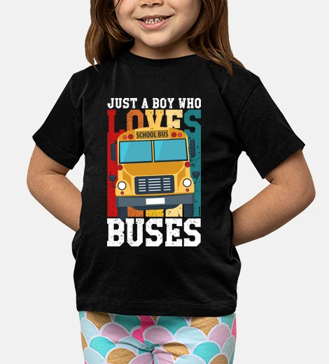 Kids just a boy who likes buses
