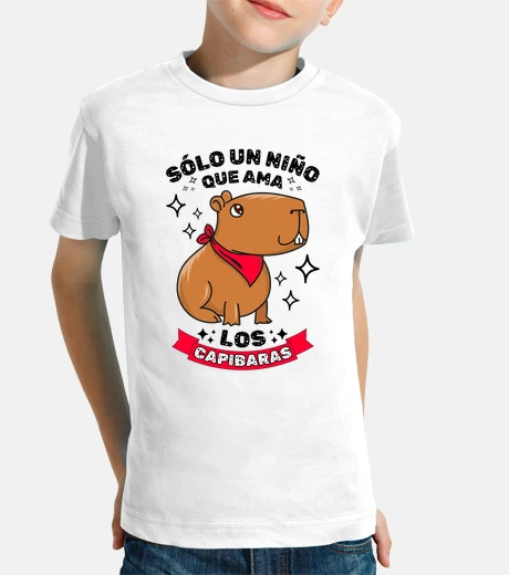 Kids just a boy who loves capybaras