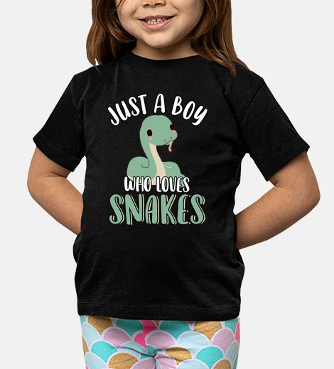 Kids just a boy who loves snakes cute funny pet snake python boa