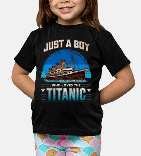 Ropa Just a Boy Who Loves Titanic Barco Cine