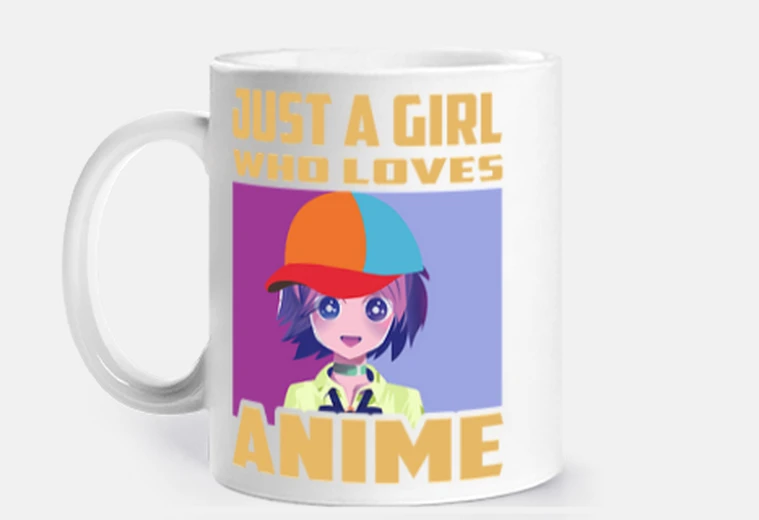 Cup just a girl who loves anime