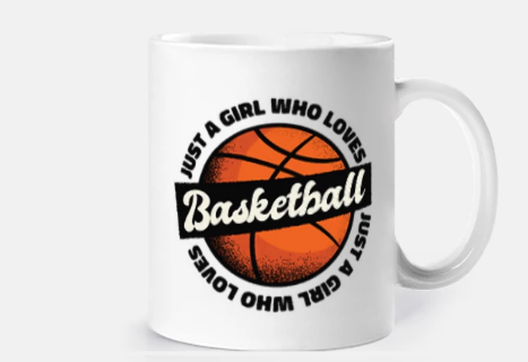 Cup just a girl who loves basketball , mug , customizable ,