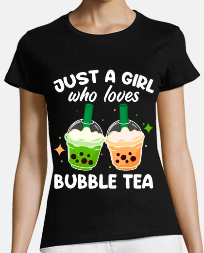 Tee-shirt Just A Girl Who Loves Bubble Tea