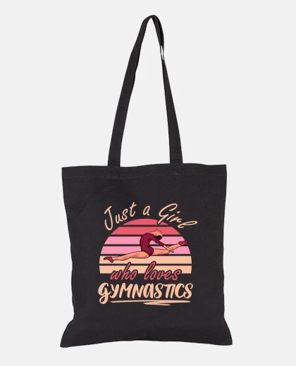 Bag just a girl who loves gymnastics