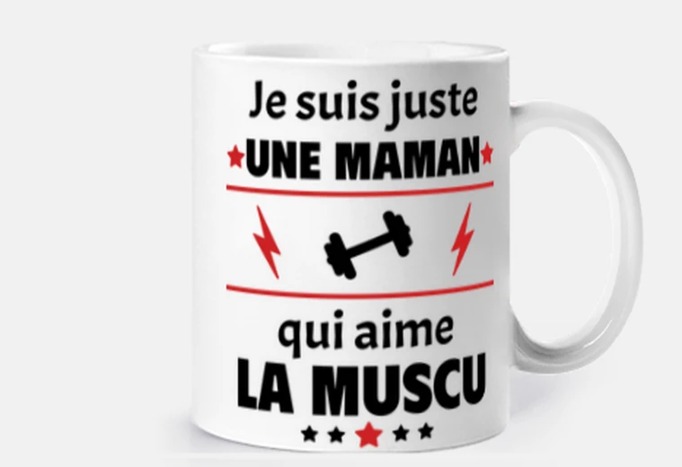 Cup just a mom who loves bodybuilding