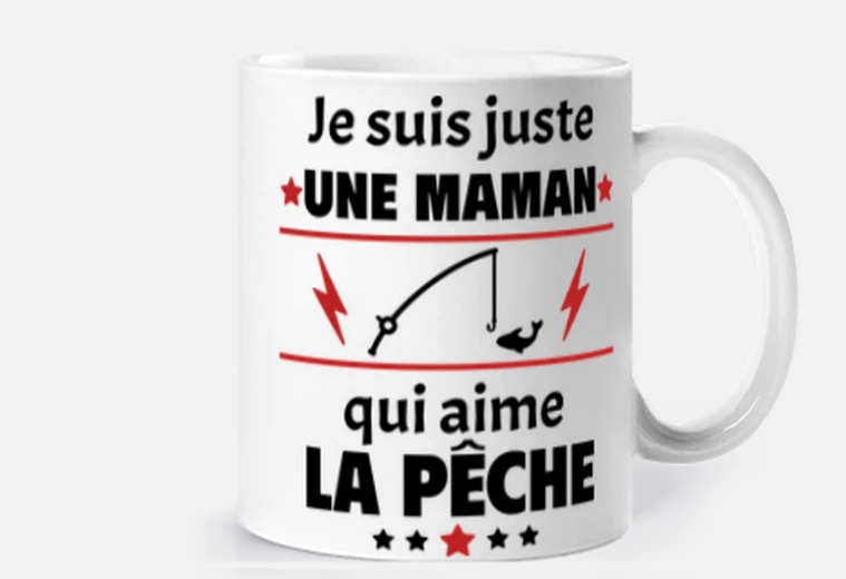 Cup just a mom who loves fishing