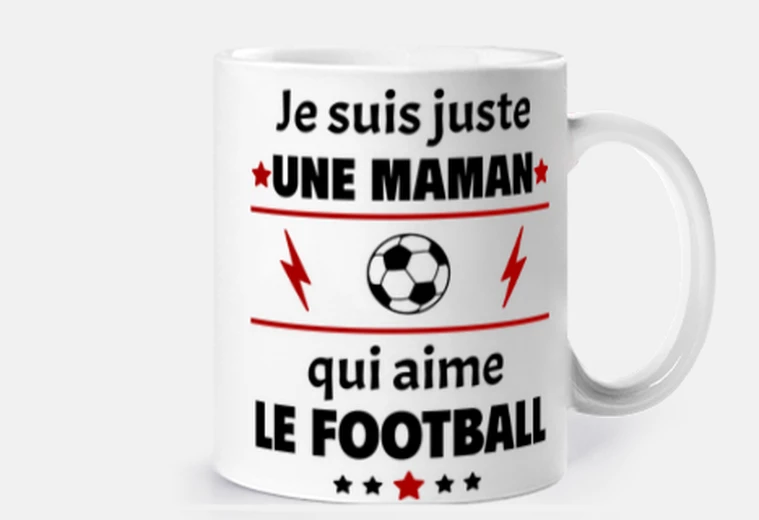 Cup just a mom who loves football