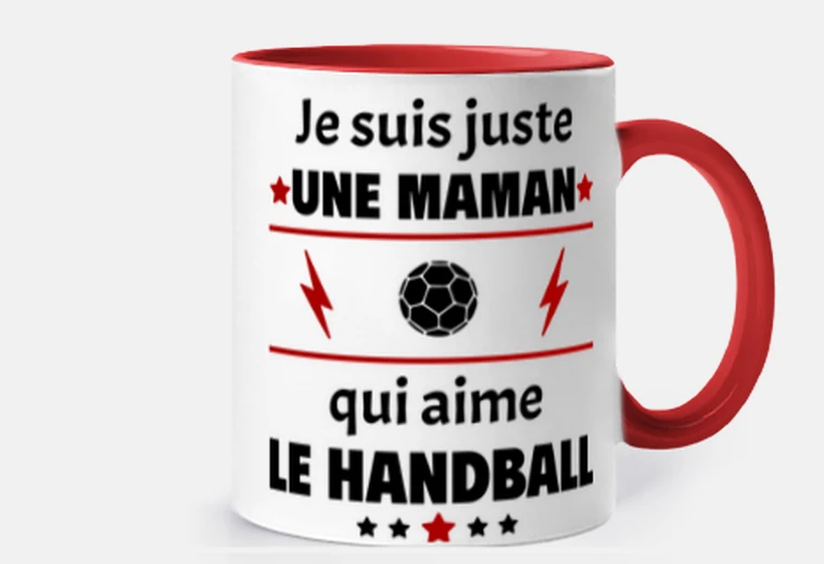 Cup just a mom who loves handball