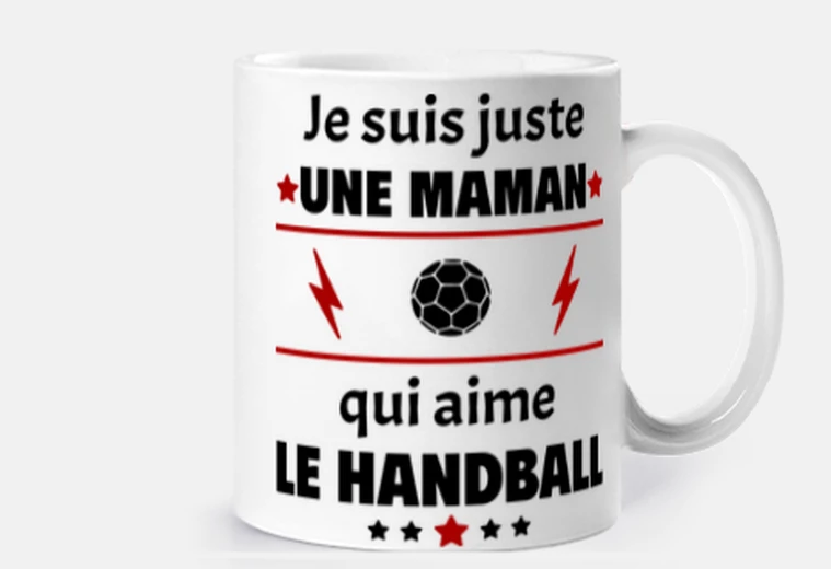 Cup just a mom who loves handball