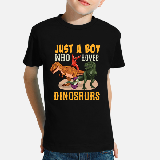 just a boy who loves dinosaurs