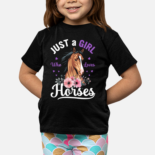 just a girl who loves horses girls