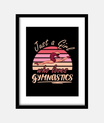 Cadre juste une fille qui love gymnastique