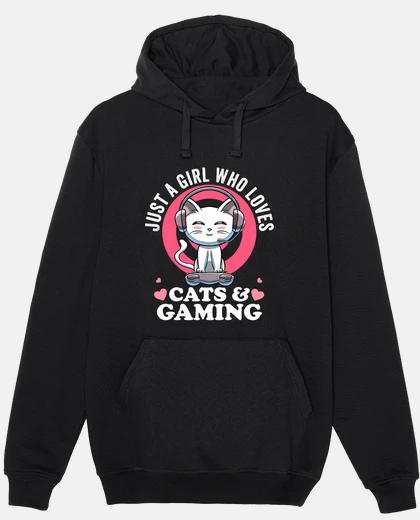 Sweat juste une fille qui love les chats et l