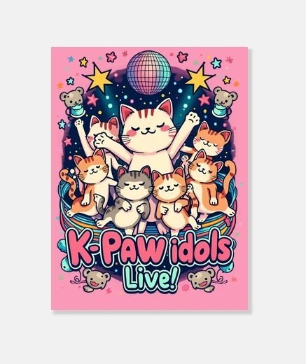 Lienzo K-paw Idols