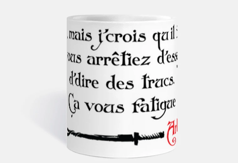 Mug Kaamelott - Citation Arthur