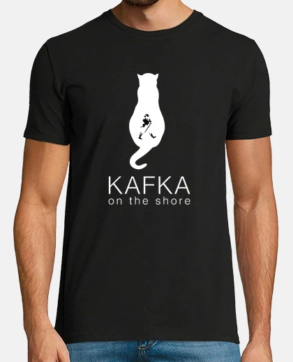 T-shirt kafka sulla spiaggia
