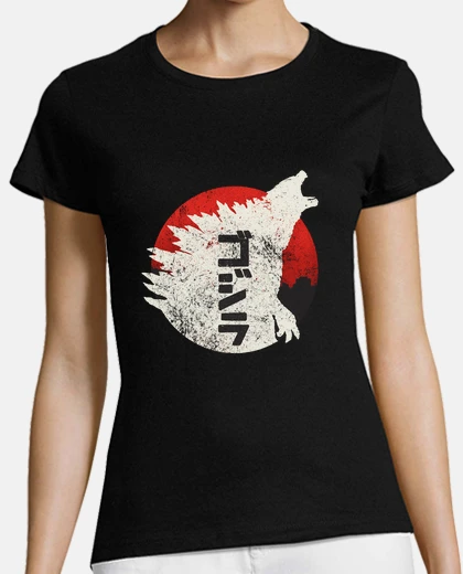 Playera kaiju a través de japón