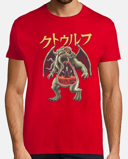 Tee-shirt kaiju cthulhu shirt homme