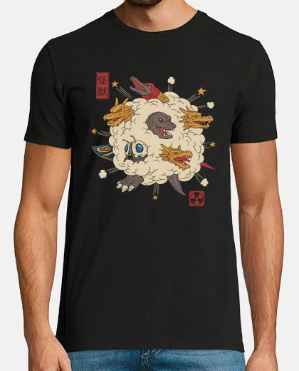 Tee-shirt kaiju rumble shirt homme