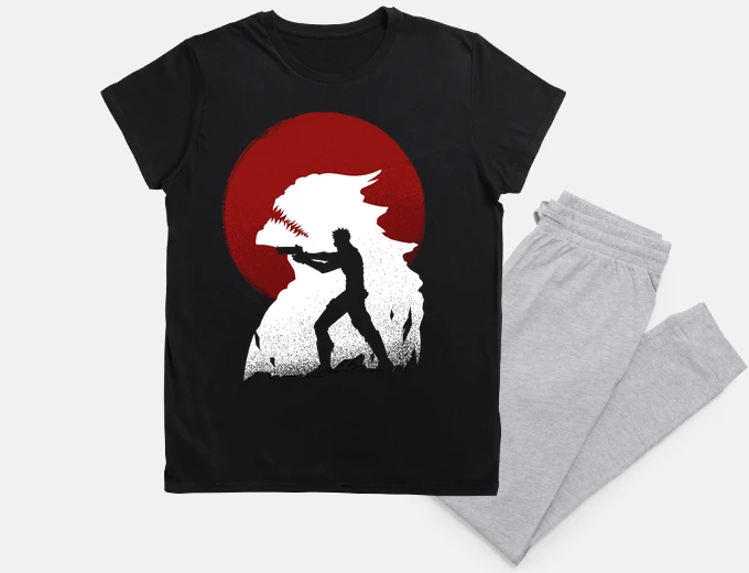 Pyjama Kaijuman Black