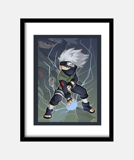 Framed kakashi hatake poster