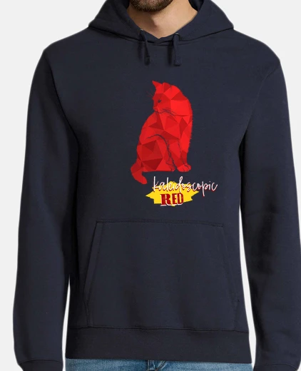 Sudadera kaleidoscopic red